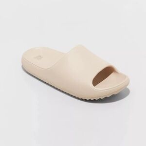 Beige Slides/Sandals (Unisex) size W9 M7 Yeezy-Inspired